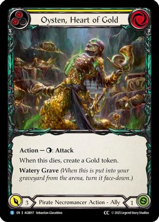 Oysten, Heart of Gold (CC Tag) (AGB017) - Armory Deck: Gravy Bones