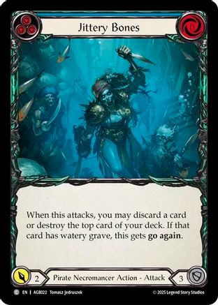 Jittery Bones (Blue) (AGB022) - Armory Deck: Gravy Bones