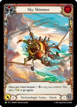Sky Skimmer (Red) (GEM042) - GEM Pack 2