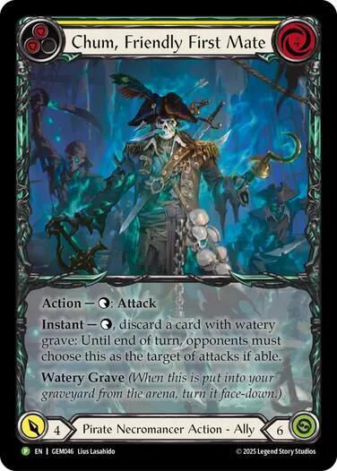 Chum, Friendly First Mate Rainbow Foil