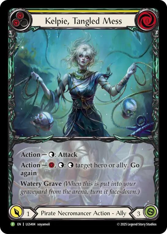 Kelpie, Tangled Mess Rainbow Foil Promo