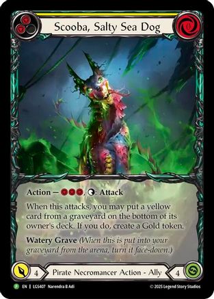 Scooba, Salty Sea Dog (LGS407) (LGS407) - Flesh and Blood: Promo Cards Rainbow Foil