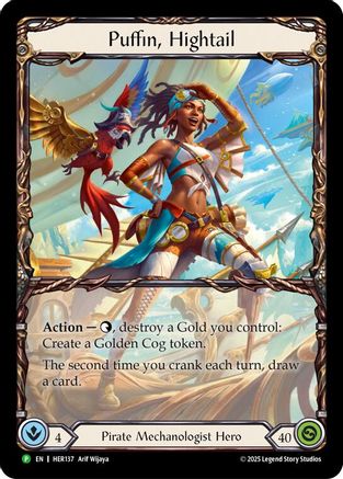 Puffin, Hightail - HER137 (HER137) - Flesh and Blood: Promo Cards Rainbow Foil