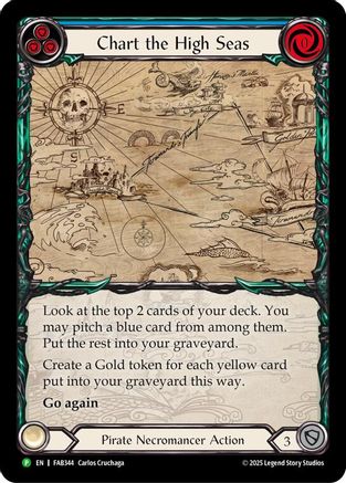 Chart the High Seas - FAB344 (FAB344) - Flesh and Blood: Promo Cards Rainbow Foil