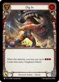 Dig In (Red) Rainbow Foil