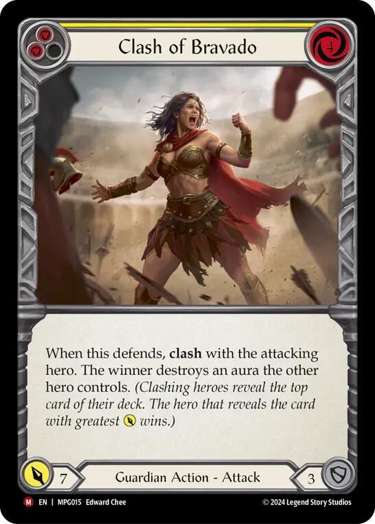 Clash of Bravado Rainbow Foil