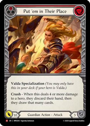 Put 'Em In Their Place (MPG018) - Mastery Pack Guardian Rainbow Foil