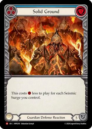 Solid Ground (MPG019) - Mastery Pack Guardian Rainbow Foil