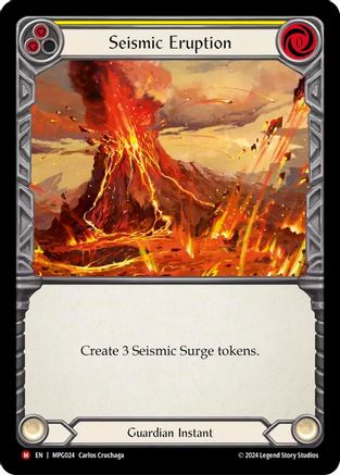 Seismic Eruption (MPG024) - Mastery Pack Guardian Rainbow Foil