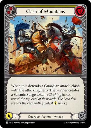 Clash of Mountains (Yellow) (MPG062) - Mastery Pack Guardian