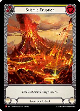 Seismic Eruption (Extended Art) (MPG024) - Mastery Pack Guardian Rainbow Foil