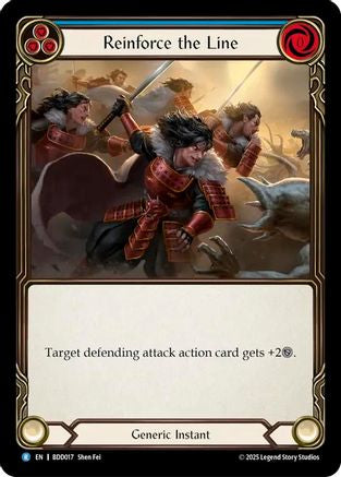 Reinforce the Line (Blue) (BDD017) - Welcome Deck Bravo