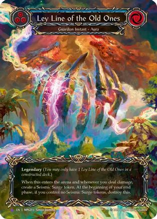 Ley Line of the Old Ones (Marvel) (MPG013) - Mastery Pack Guardian Cold Foil