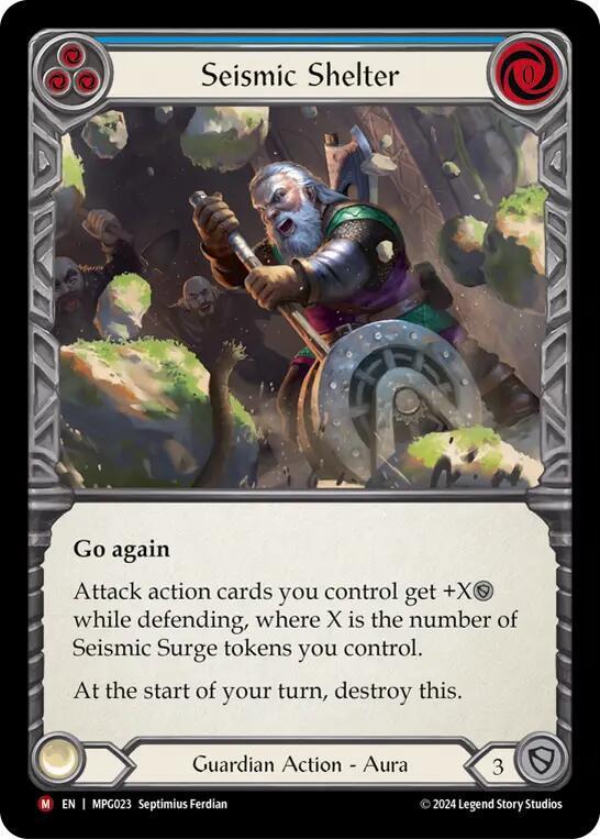 Seismic Shelter Rainbow Foil