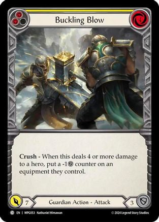 Buckling Blow (Yellow) (MPG053) - Mastery Pack Guardian