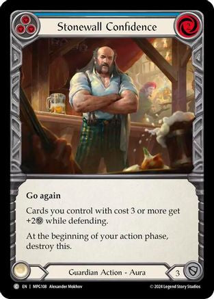 Stonewall Confidence (Blue) (MPG108) - Mastery Pack Guardian
