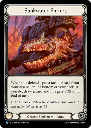 Sunkwater Pincers (MPG116) - Mastery Pack Guardian Cold Foil
