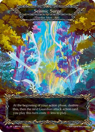 Seismic Surge (Forest) (Marvel) (MPG112) - Mastery Pack Guardian Cold Foil