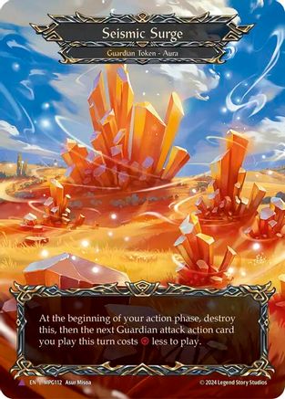 Seismic Surge (Crystal) (Marvel) (MPG112) - Mastery Pack Guardian Cold Foil