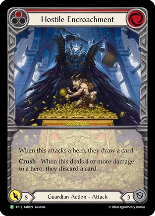 Hostile Encroachment (FAB329) - Flesh and Blood: Promo Cards Rainbow Foil