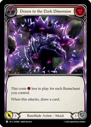 Drawn to the Dark Dimension (Red) (AVS009) - Armory Deck: Legends Viserai