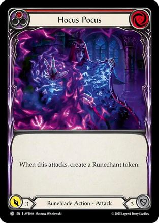 Hocus Pocus (Red) (AVS010) - Armory Deck: Legends Viserai