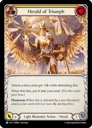 Herald of Triumph (Yellow) (APR013) - Armory Deck: Legends Prism