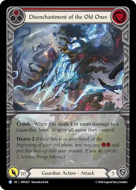 Disenchantment of the Old Ones Rainbow Foil