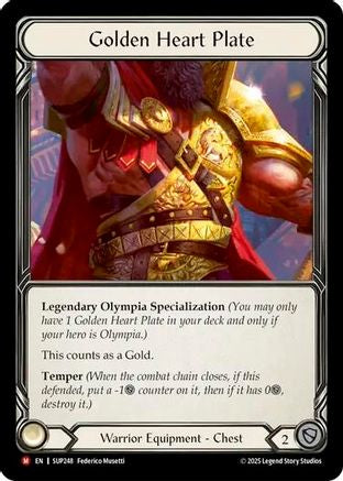 Golden Heart Plate (SUP248) - Super Slam