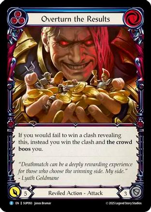 Overturn the Results (SUP093) - Super Slam Rainbow Foil