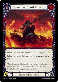 Turn the Crowd Hateful (Yellow) Rainbow Foil