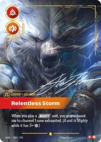 Volibear Relentless Signed Alternate Art