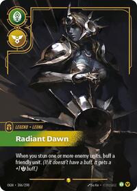 Leona Radiant Dawn Showcase Alternate Art