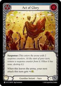 Act of Glory (Blue) Rainbow Foil