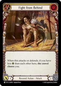 Fight from Behind (Yellow) Rainbow Foil