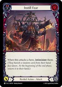 Instill Fear (Red) Rainbow Foil