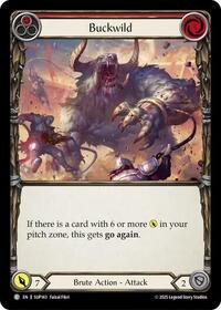 Buckwild (Red) Rainbow Foil