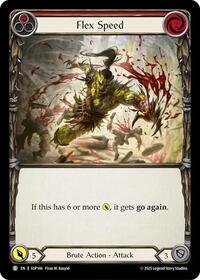 Flex Speed (Red) Rainbow Foil