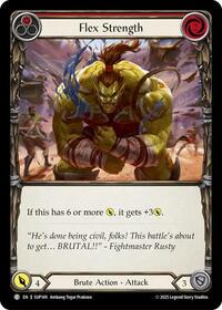 Flex Strength (Red) Rainbow Foil