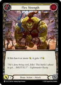 Flex Strength (Yellow) Rainbow Foil