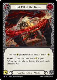Cut Off at the Knees Rainbow Foil