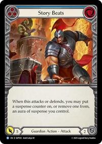 Story Beats (Blue) Rainbow Foil