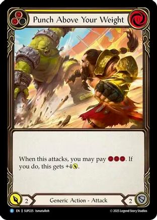Punch Above Your Weight (Yellow) (SUP225) - Super Slam