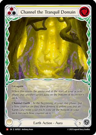 Channel the Tranquil Domain (Extended Art) (SUP263) - Super Slam Cold Foil