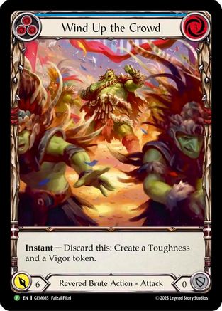 Wind Up the Crowd (GEM085) - GEM Pack 3 Rainbow Foil
