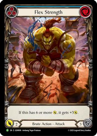 Flex Strength (GEM099) - GEM Pack 3 Rainbow Foil