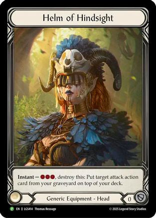 Helm of Hindsight - LGS414 (LGS414) - Flesh and Blood: Promo Cards Cold Foil