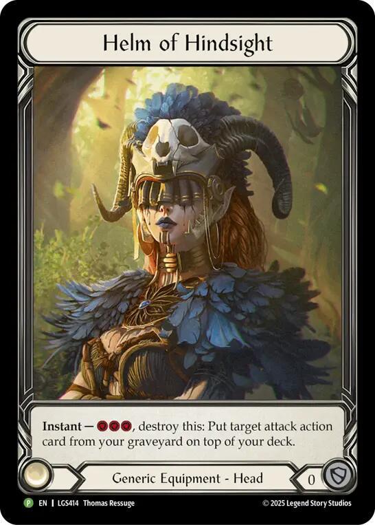 Helm of Hindsight Cold Foil Promo