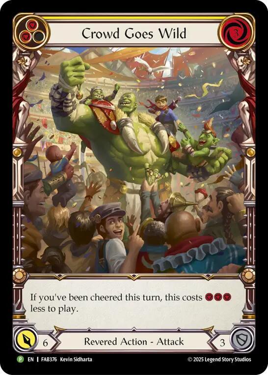 Crowd Goes Wild Cold Foil Promo
