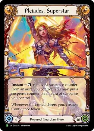 Pleiades, Superstar - HER147 (HER147) - Flesh and Blood: Promo Cards Rainbow Foil